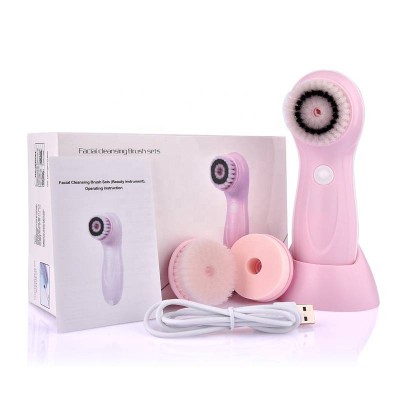 High quality facial lift 3 in 1 spin face brush cleanser face cleaning face cleansing brush